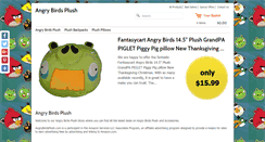 Desktop Screenshot of angrybirdsplush.com